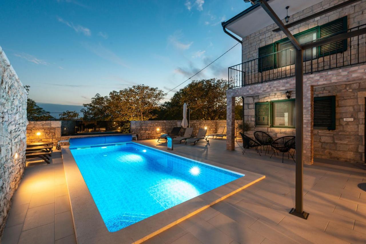 Stone Villa Didovi Snovi With Heated Pool Lisane Ostrovicke Ngoại thất bức ảnh