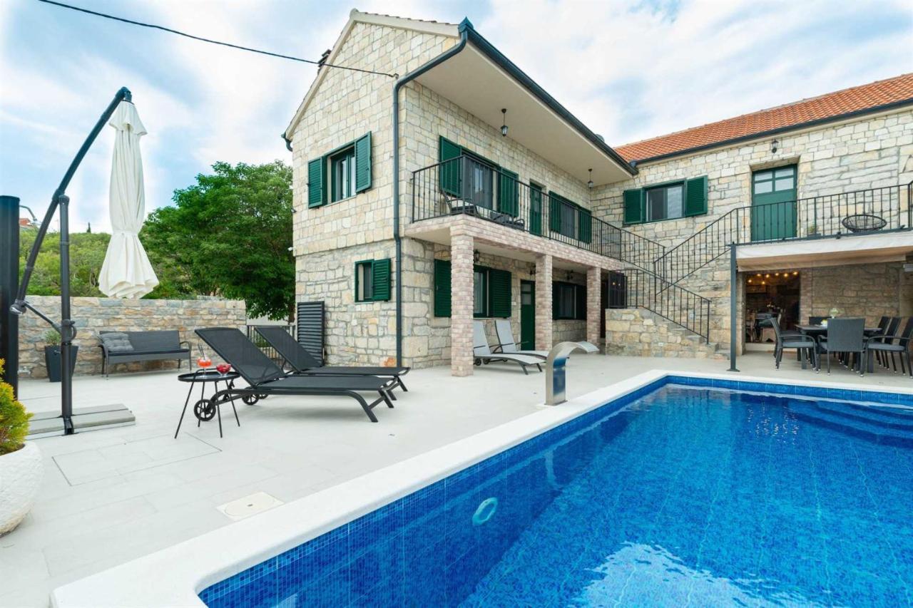 Stone Villa Didovi Snovi With Heated Pool Lisane Ostrovicke Ngoại thất bức ảnh